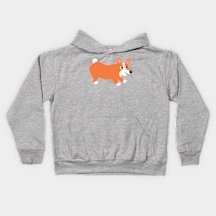 corgi art Kids Hoodie